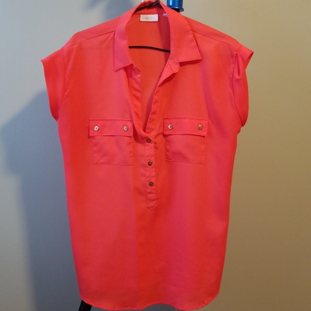 New York and Company Coral Shirt